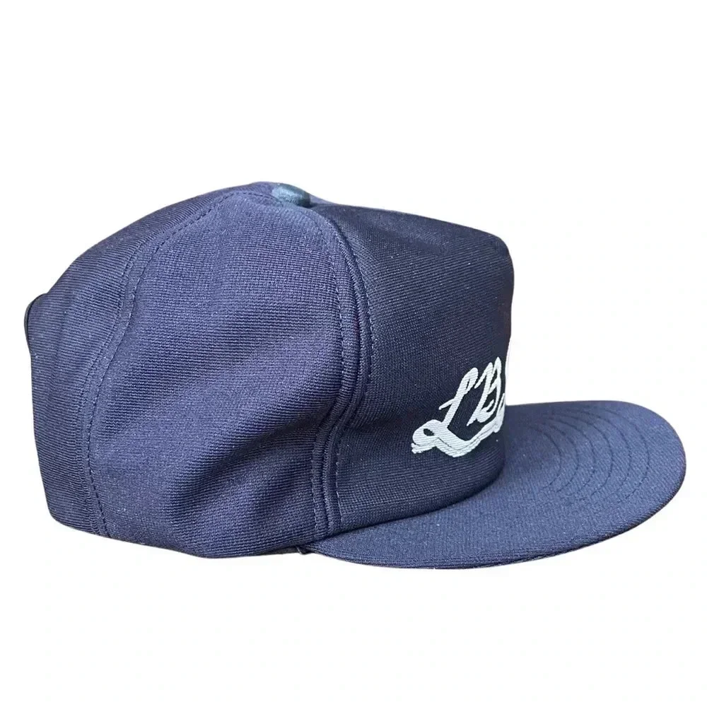 Vintage New Era “LB Smith” Snapback Hat – Navy Made in USA (late 70s/80s) - Picture 5 of 9